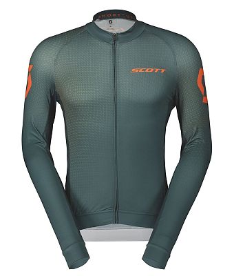 Превью  Велоджерси с длинным рукавом SCOTT RC Pro Aruba Green/Braze Orange